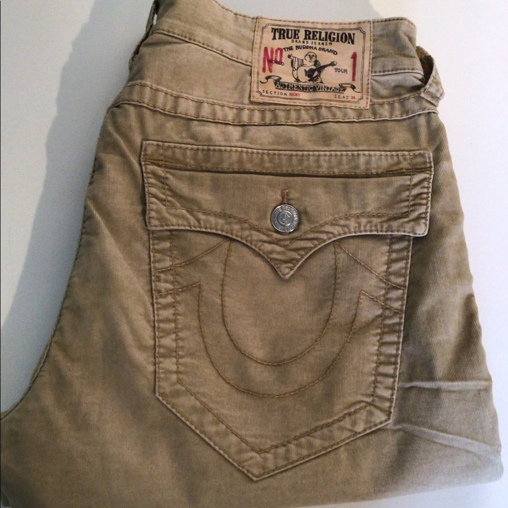 True Religion Ricky tan 34/32